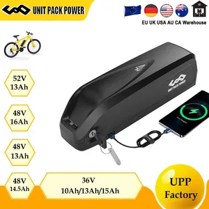 Аккумулятор для электровелосипеда Hailong 21700 18650, 48 В, 36 В, 52 в, 15 Ач, батарея для электровелосипеда Bafang 1000 Вт, 700 Вт, 500 Вт, 350 Вт, двигатель