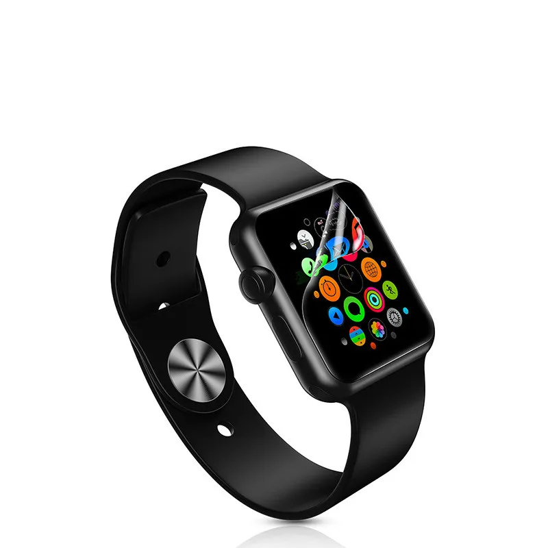 Гидрогелевая пленка для Apple Watch 5, 44 мм, 40 мм, мягкая защитная пленка на весь экран, изогнутая пленка для iwatch 5, 4, 3, 2, 1, 42 мм, 38 мм