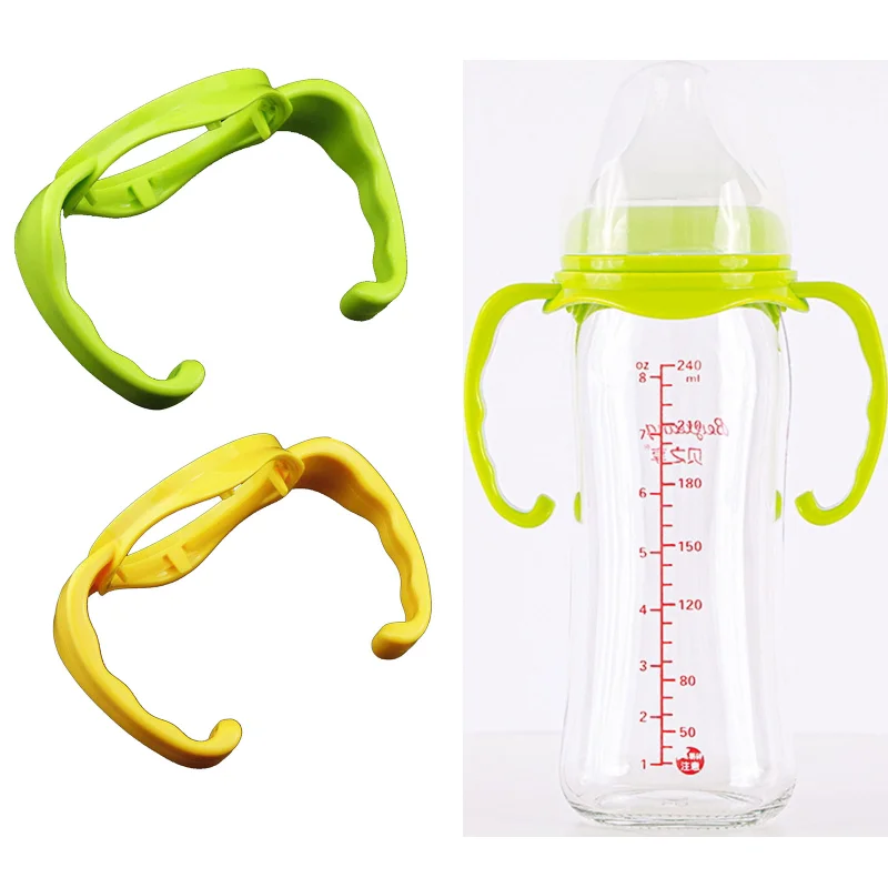 

Baby Bottle Grip Handle Wide Caliber Milk Bottle Handle Compatible with Pigeon Feeding Bottle Accessories