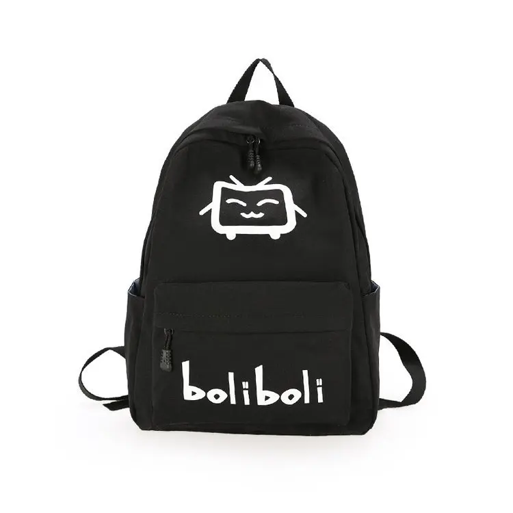 

Cute Backpack Women 2019 New Fashion Cartoon Canvas Shoulder Bags Soft Zipper Students School Backpacks for Teenager Girls