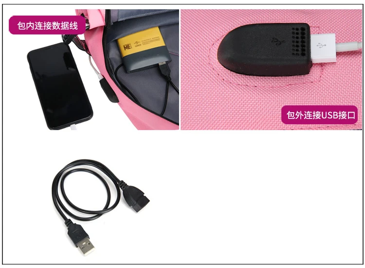 Большие Школьные сумки для девочек-подростков, Usb с замком, Противоугонный рюкзак, женская сумка для книг, большая школьная сумка, молодежная сумка для отдыха, колледж