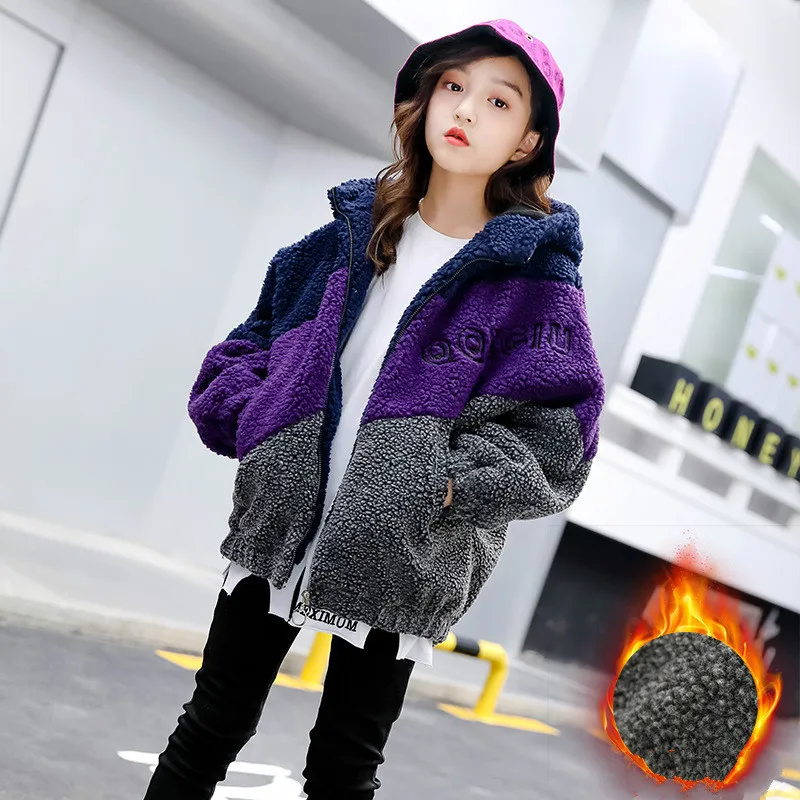 New autumn style Korean baby plus cotton middle school children's and winter padded clothes |