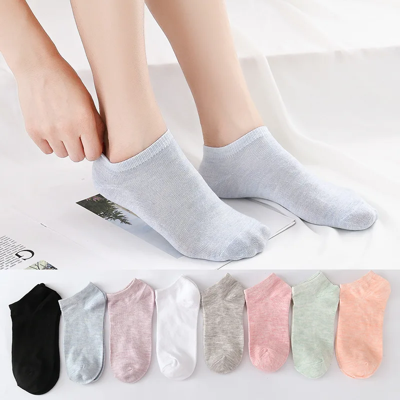 Женские короткие носки башмачки Elifashion однотонные плюшевые карамельных цветов 4