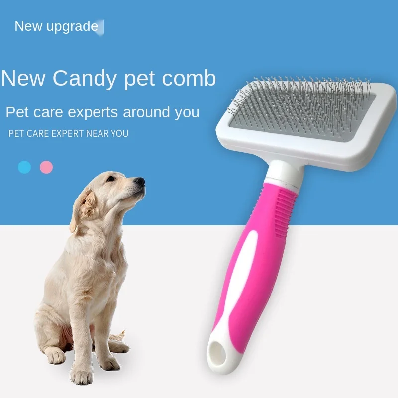 

New Style Pet Hair Removal Comb Stainless Steel Anti-hair Loss Pet Grooming Supplies Fashionable and Convenient Pet Care Comb