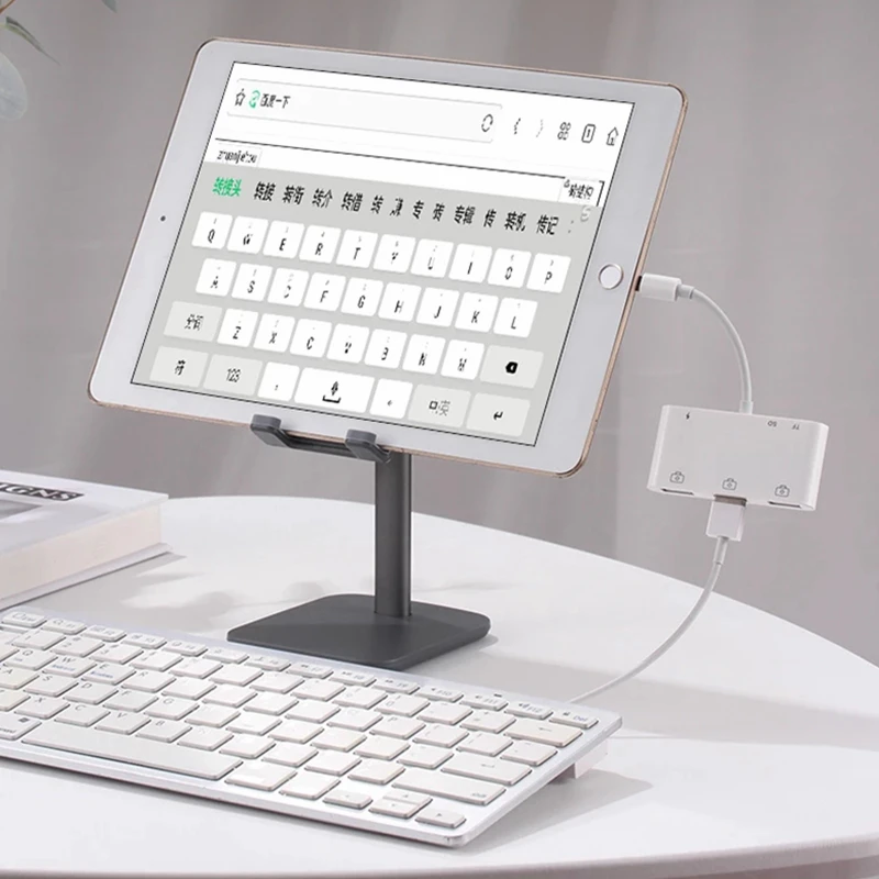 Адаптер для камеры Sindvor OTG USB 6 в 1 lightning micro SD TF card reader комплект iphone ipad apple ios 13