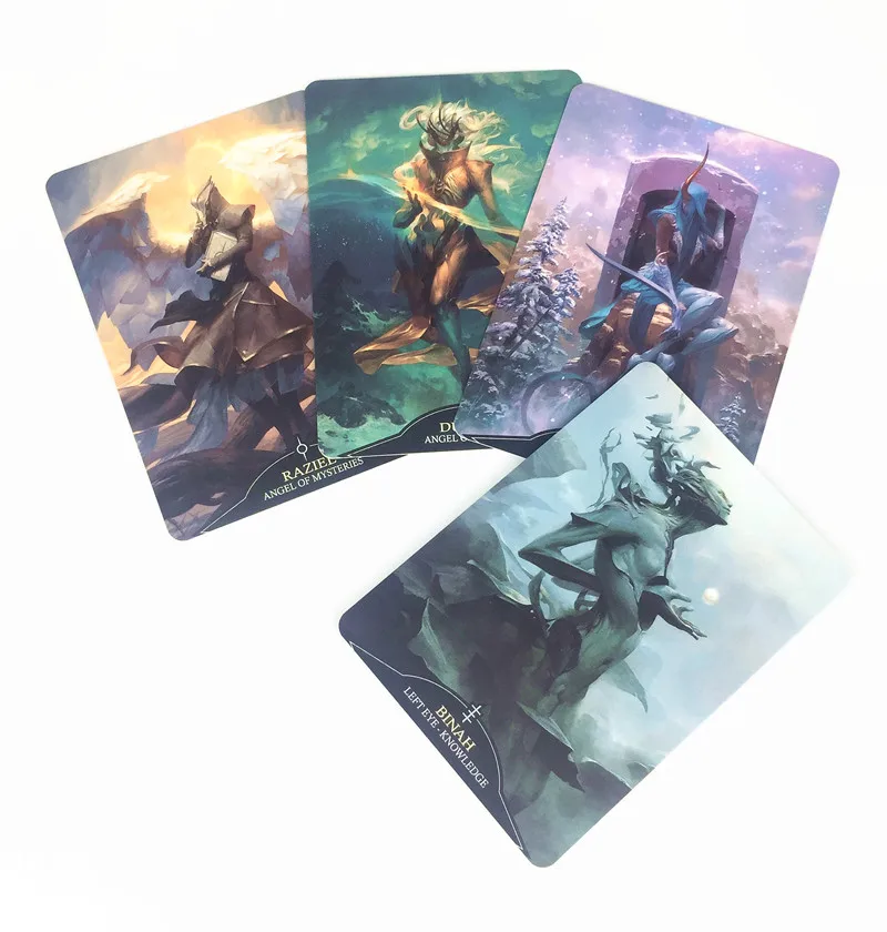 High quality English Version Angelarium Oracle Of Emanations Card Games Family Party Entertainment PDF Table | Спорт и развлечения