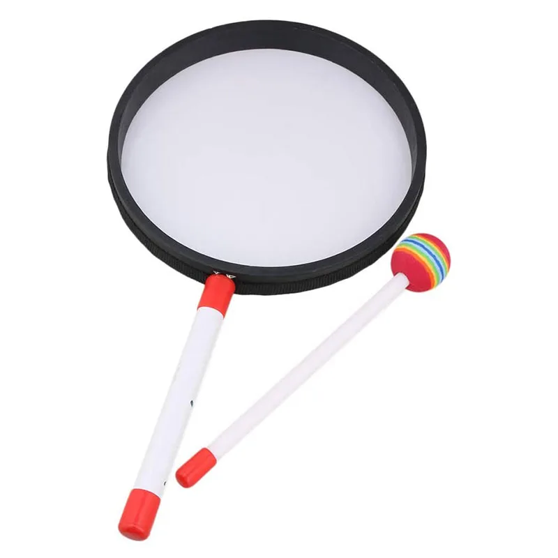 5 упаковок 8-дюймовый барабан для леденцов с молотком радужного цвета музыкальные