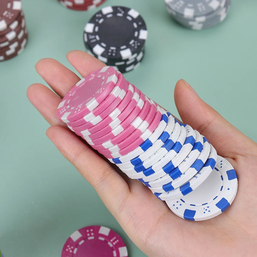 Фишки для покера 10 шт. Мультиплеер из АБС пластика + железо глина металлические