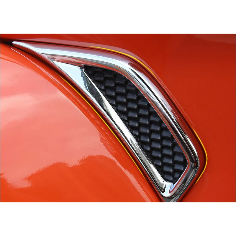 Новая хромированная Боковая дверь крыло вентиляционного отверстия обшивка 2 шт.