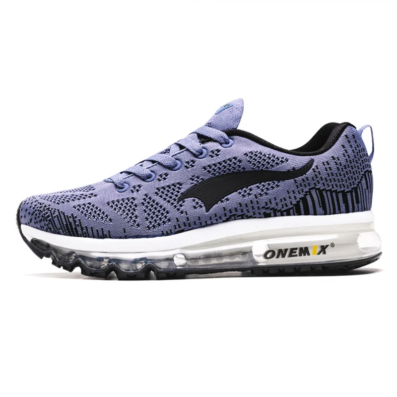 Gray-1118B ONEMIX, мужские кроссовки для женщин, красивые, Zapatillas, спортивные кроссовки, черные, спортивные, с воздушной подушкой, уличные, для бега, ходьбы, кроссовки - Цвет: Gray-1118B