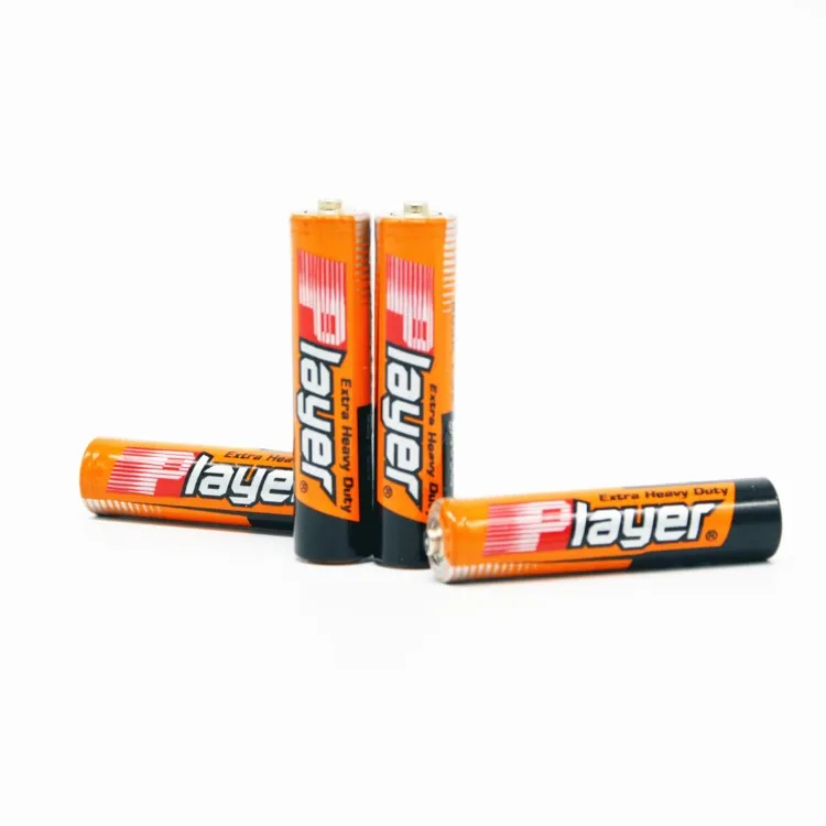 

R03P 2 Pcs in 1 Blister Card Y Player 35 Mins Zinc Carbon AAA Zinc Dry Batteries for Remote Control UM-4 1.5V