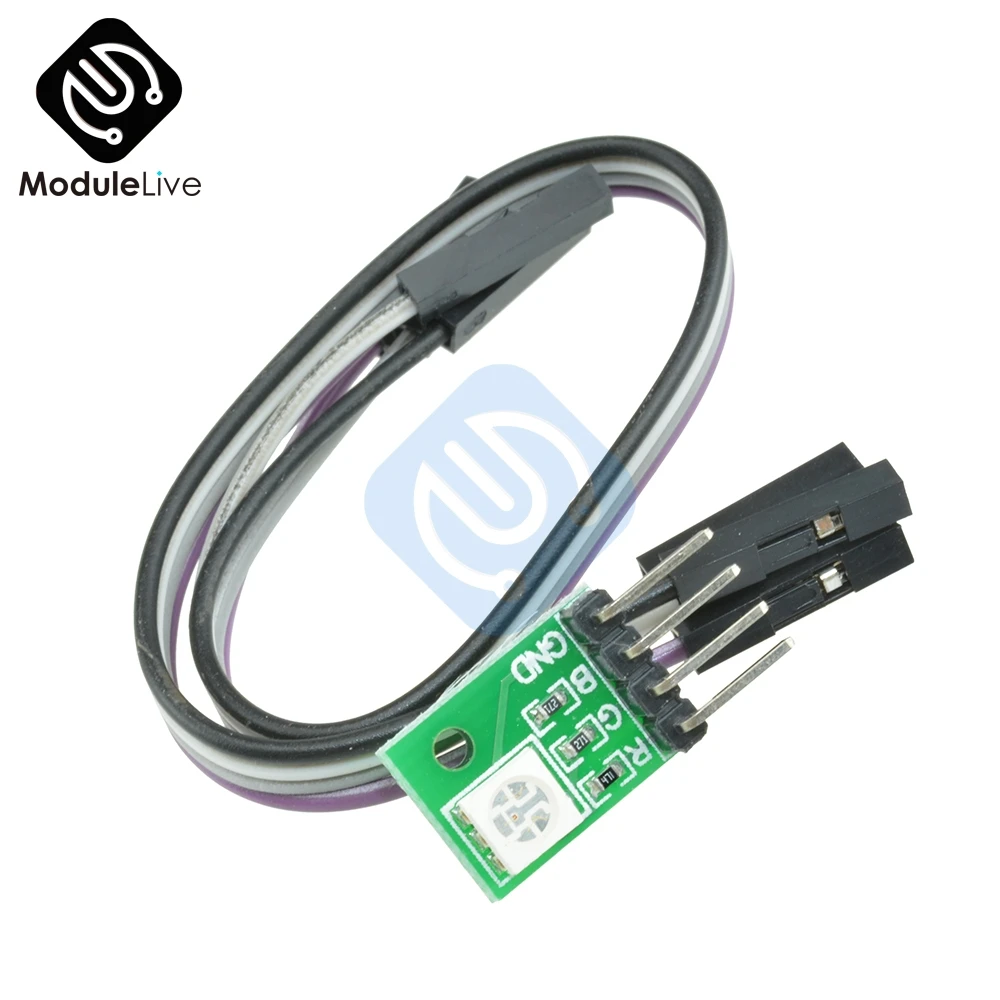 3 цвета RGB SMD светодиодный модуль 5050 полноцветный Pwm трехцветный для Arduino MCU