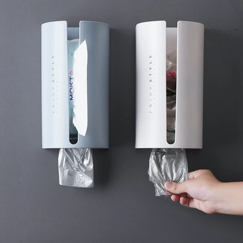 Кухонная коробка для Салфеток Настенный Держатель рулона бумаги мешок мусора