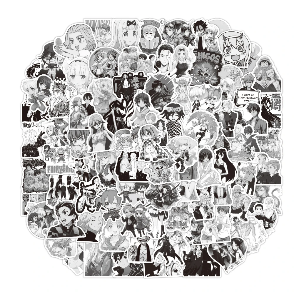 

50pcs Cartoon Animation Mixed Style Graffiti Sticker Luggage Compartment Notebook Motorcycle Computer Refrigerator Wholesale