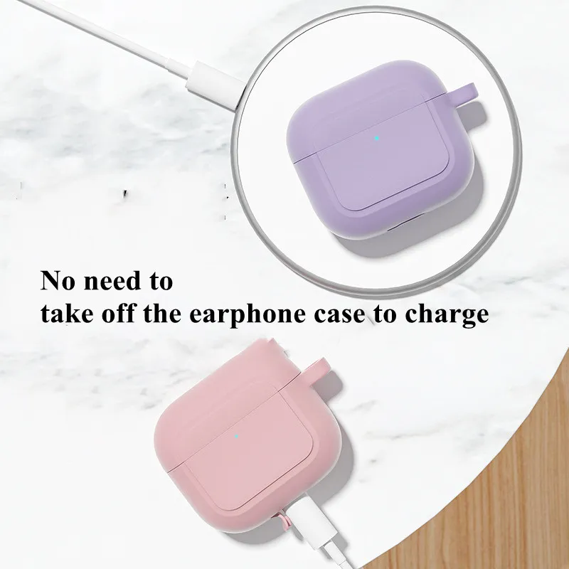 Силиконовый чехол-наклейка для apple Airpods 3 чехол 2021 Bluetooth airpod аксессуары наушников