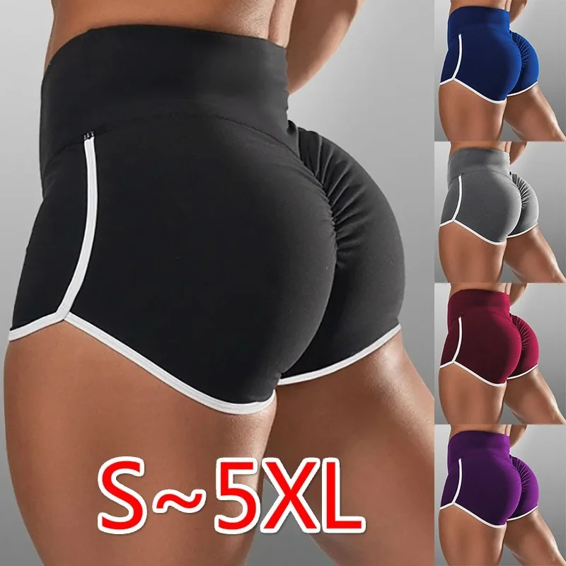 

Preppy Yoga Sports Biker Shorts Fitness Womens Scrunch Bum Stretch Gym Ruched Booty Hot Workouts Butt Lift Running Hottie Tights