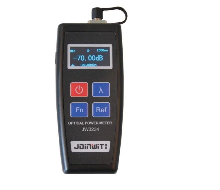 FTTH mini FC SC Универсальный интерфейс 6 волн измеритель мощности оптоволоконный измеритель мощности оптическое затухание JW3402 тестер