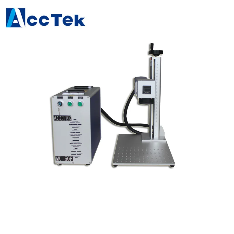 

30w Fiber Laser Marking Machine For Jewelry Pens Steel Metal