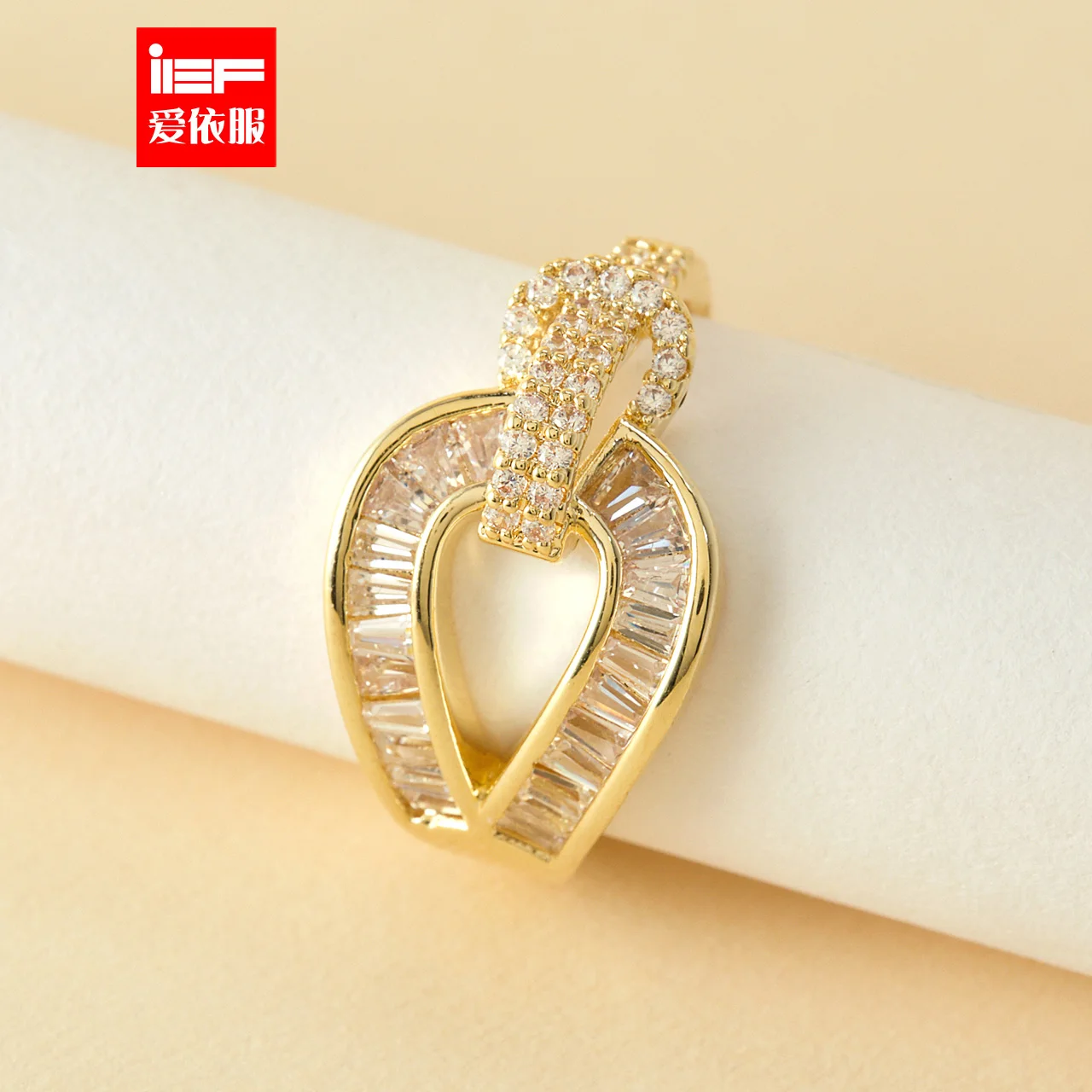 

IEF/Aiyi Clothing Ring for Women 2021 New Korean Style Retro Affordable Luxury Cold Style Stitching Open Fashion Ring