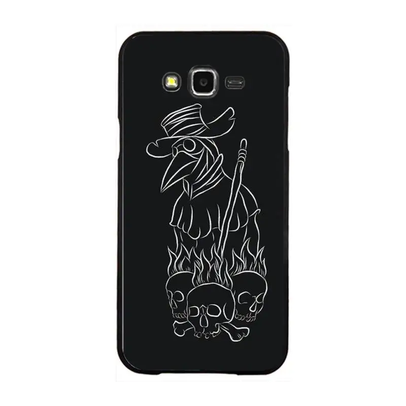 PENGHUWAN Plague Doctor TPU black Phone Case Cover Hull For Samsung Galaxy J7 J8 J3 J4 J5 J6 Plus 2018 Prime | Мобильные телефоны и