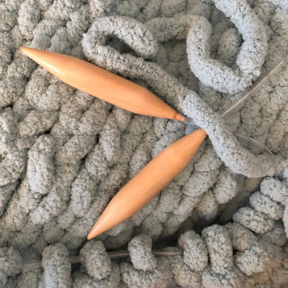 Набор круглых спиц для вязания 3 шт. большие спицы сделай сам с сумкой хранения и