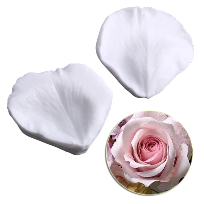 Новинка силиконовая форма для мастики большая роза инструмент украшения тортов