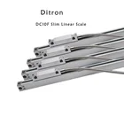 Тонкие линейные весы Ditron DC10F, 50, 100, 150, 200, 250, 300, 350 мм, дорожный узкий Оптический энкодер, линейка 5um, 400 мм, TTL, 5 В