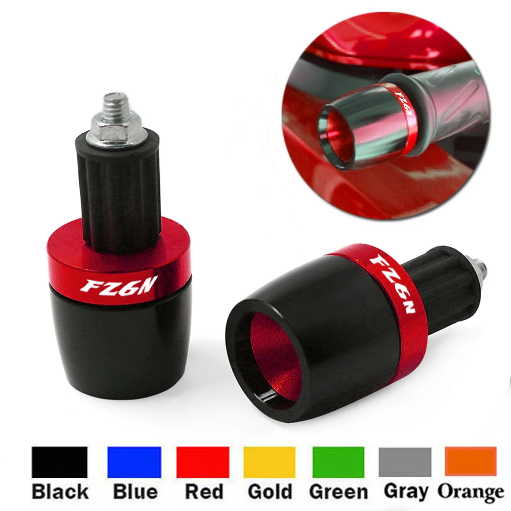 

For Yamaha FZ6-N FZ6N FZ 6N All Years Motorcycle Universal 7/8" Handlebar Grips End Counterweight Handle Bar Cap End Plug Slider