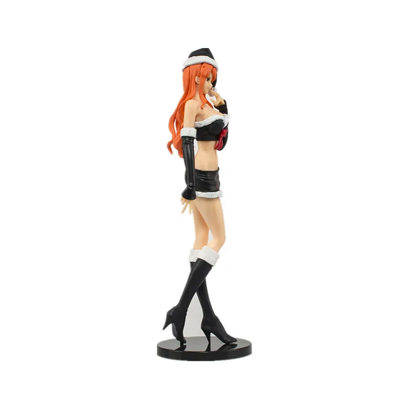 

25cm Nami Christmas Suit Style Sexy Standing Red Black PVC Action Figure Collectible Model Doll Adult Christmas Gift Kids Toy