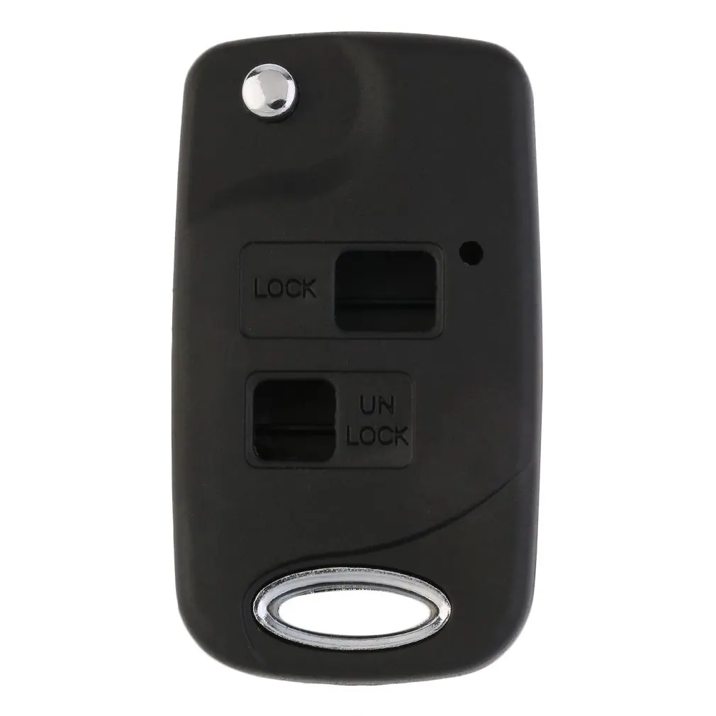 1 шт. 2 кнопки автомобильный пульт дистанционного управления флип-брелок чехол