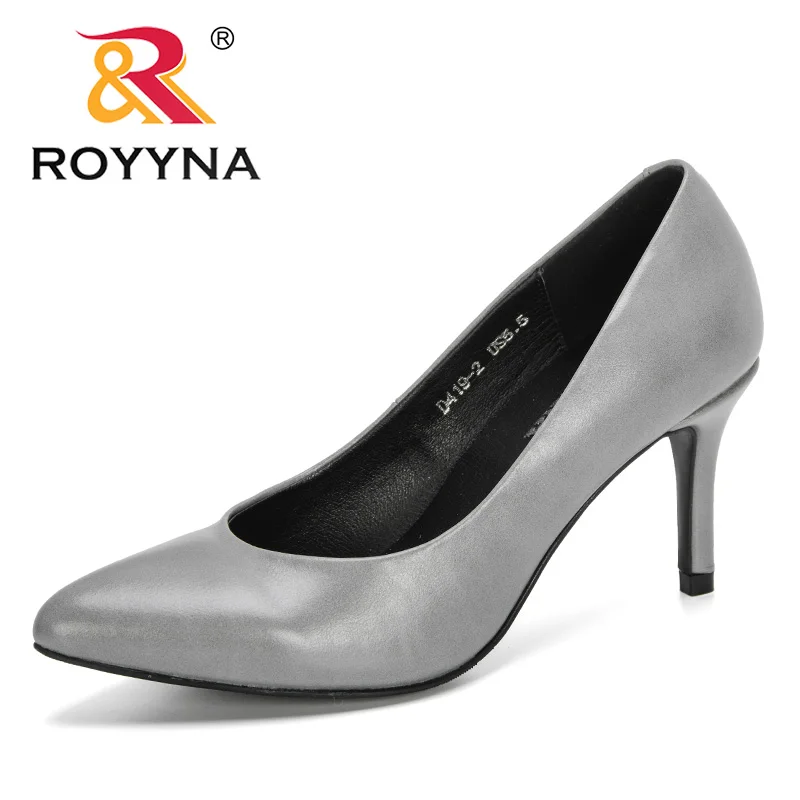 ROYYNA/Новое поступление 2020 года Женские туфли-лодочки на высоком каблуке Женская