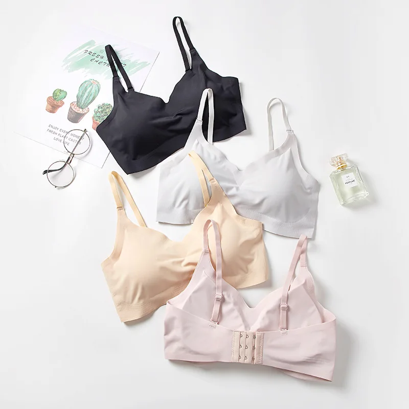 Бюстгальтер пуш ап без косточек цельный удобный регулируемый Бралетт с