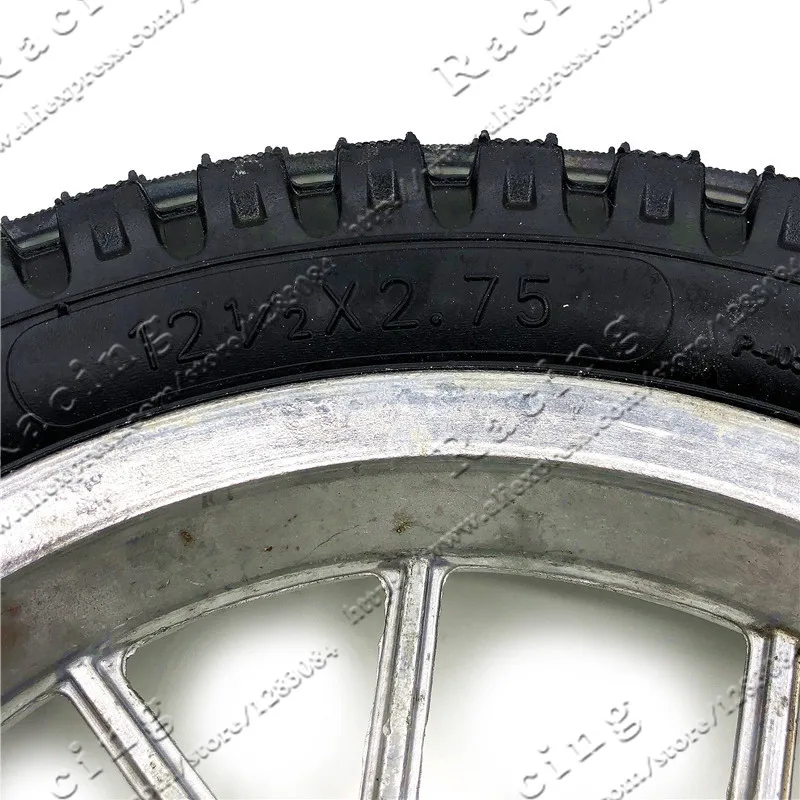 Один обод + шины 12 5x2 75 заднее или переднее колесо 47 49 куб. См мини карман обезьяна