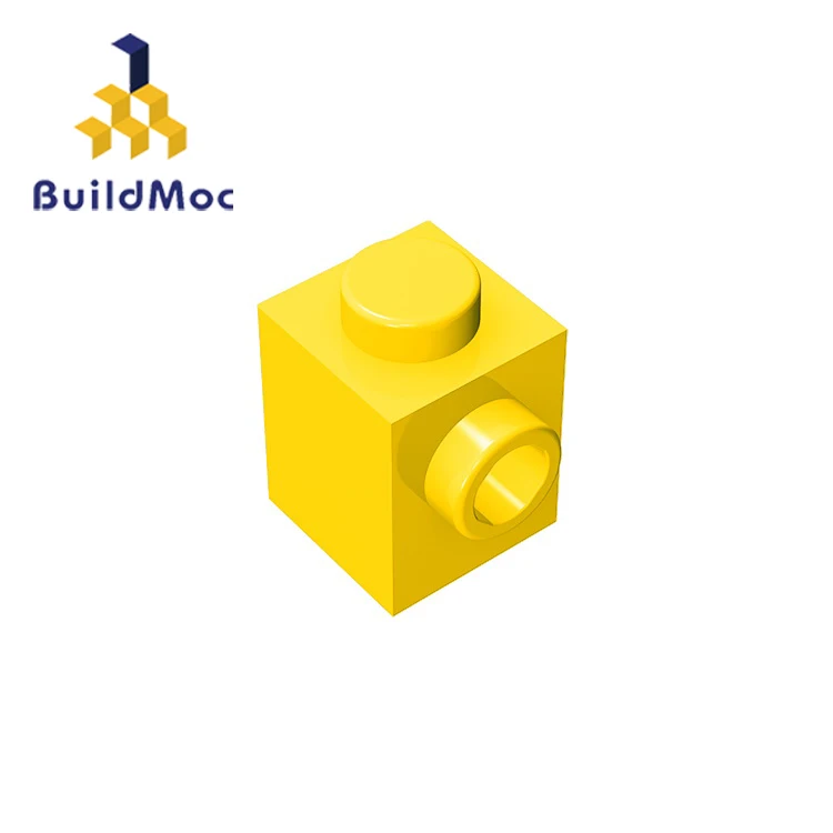 BuildMOC совместимый для 87087 1x1 строительных блоков части DIY логотип развивающие