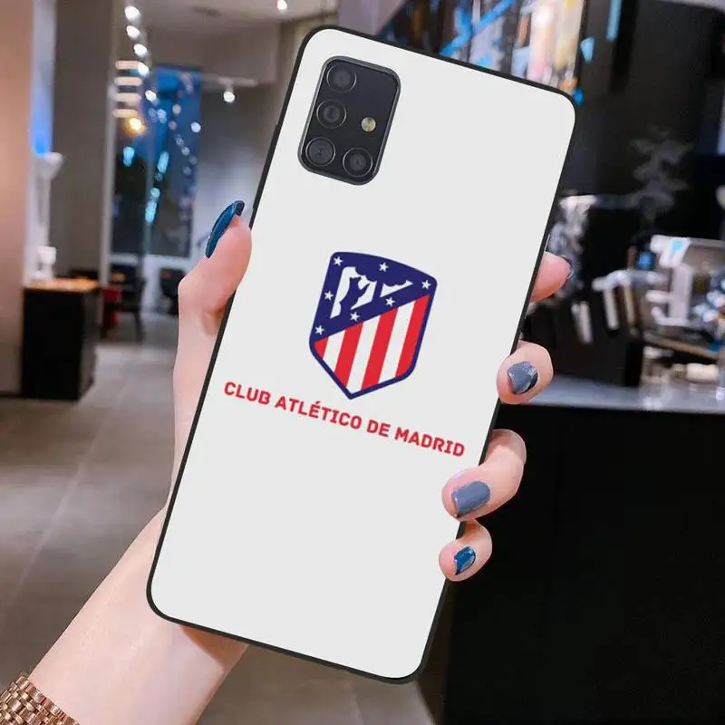 

Atltico Madrid football Phone Cases For Samsung Galaxy S21 Plus Ultra S20 FE M11 S8 S9 plus S10 5G lite 2020