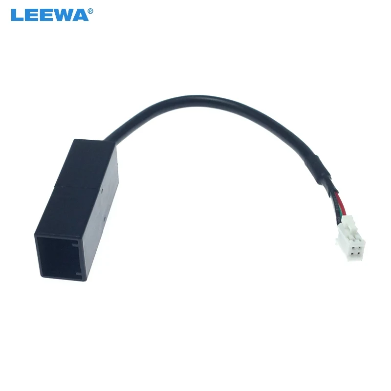 LEEWA 10 шт. автомобильный Радио Аудио 4Pin разъем к USB вход провода адаптер для Honda CRV City