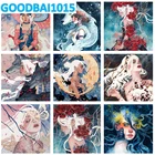 Набор для алмазной вышивки сделай сам, картина из мультфильма девочка для домашнего декора, мозаика с полными квадратнымикруглыми стразами, Набор для вышивки крестиком, 5D