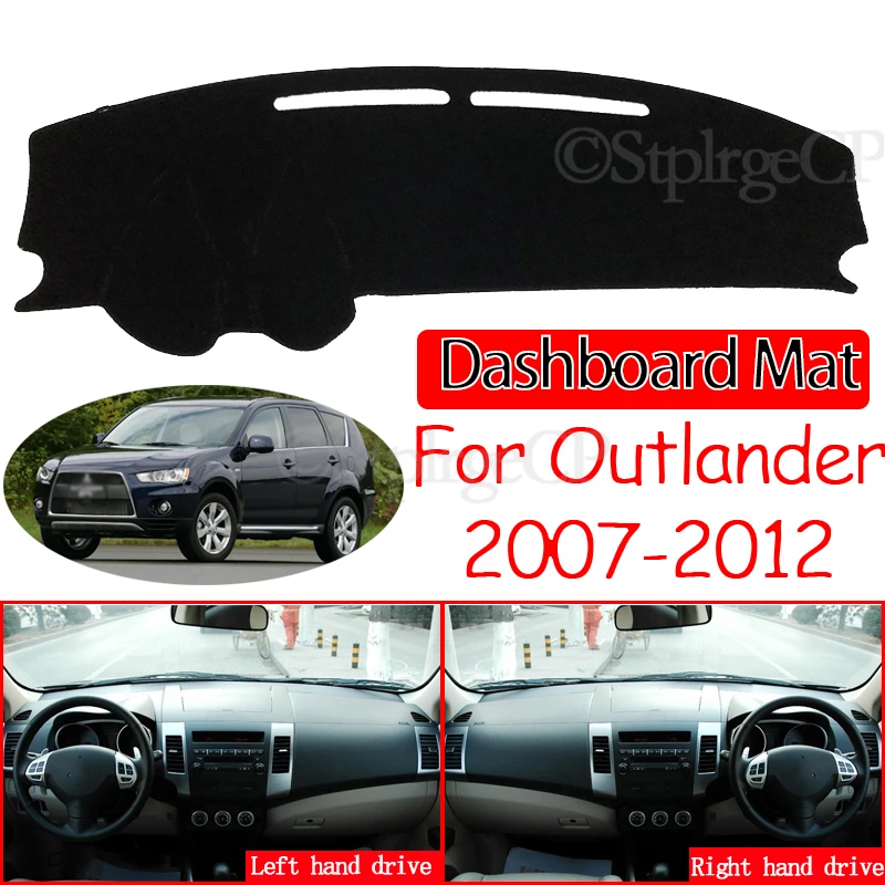 

for Mitsubishi Outlander 2007 2008 2009 2010 2011 2012 2nd Gen Anti-Slip Mat Dashboard Cover Carpet Sunshade Dashmat Accessories