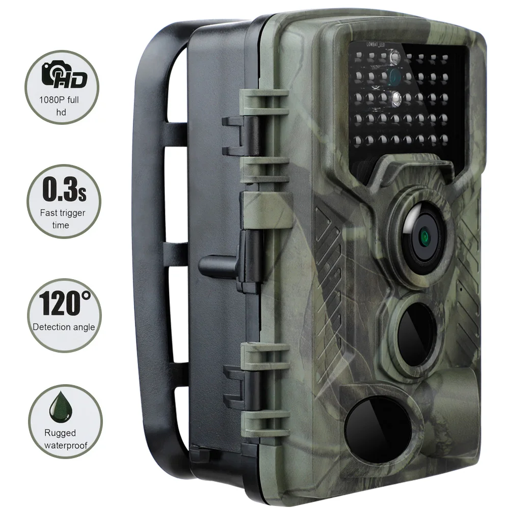 Камера для охоты 20MP 1080P HC800A IP65 водонепроницаемая камера ночного видения с