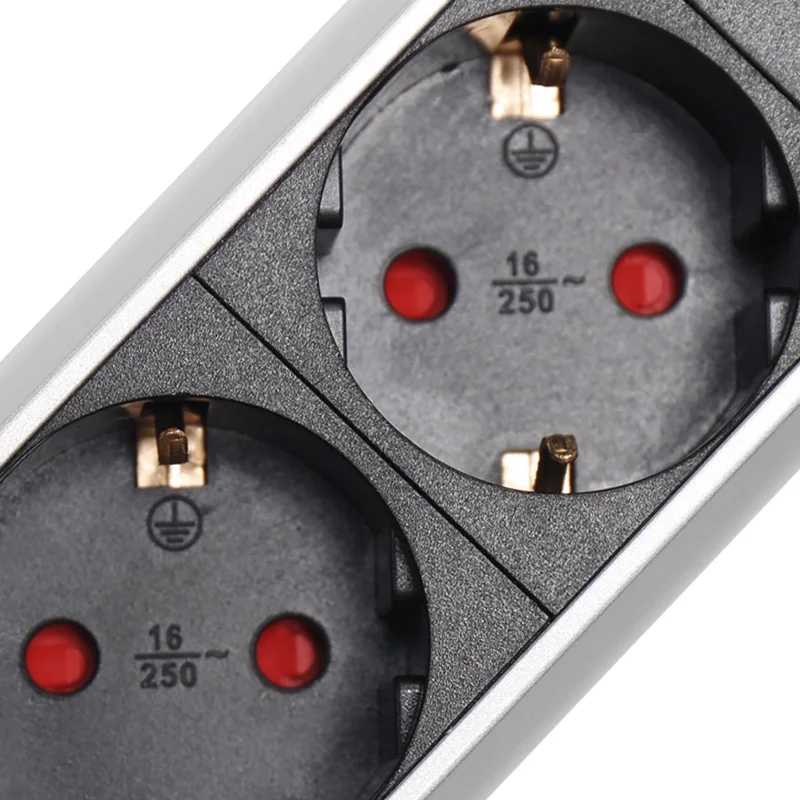 Настольная Выдвижная розетка Bcsongben 4 розетки 2 USB-порта для зарядки настольные 16 А