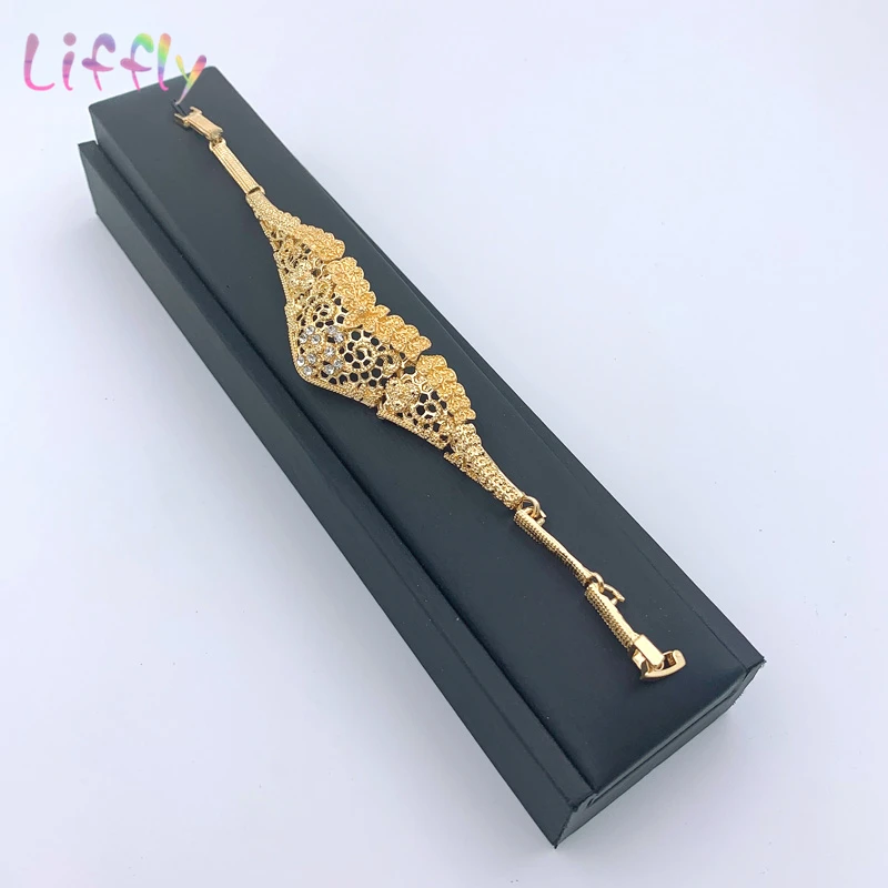 Роскошный набор золотого ожерелья для женщин Дубай золотые Ювелирные наборы