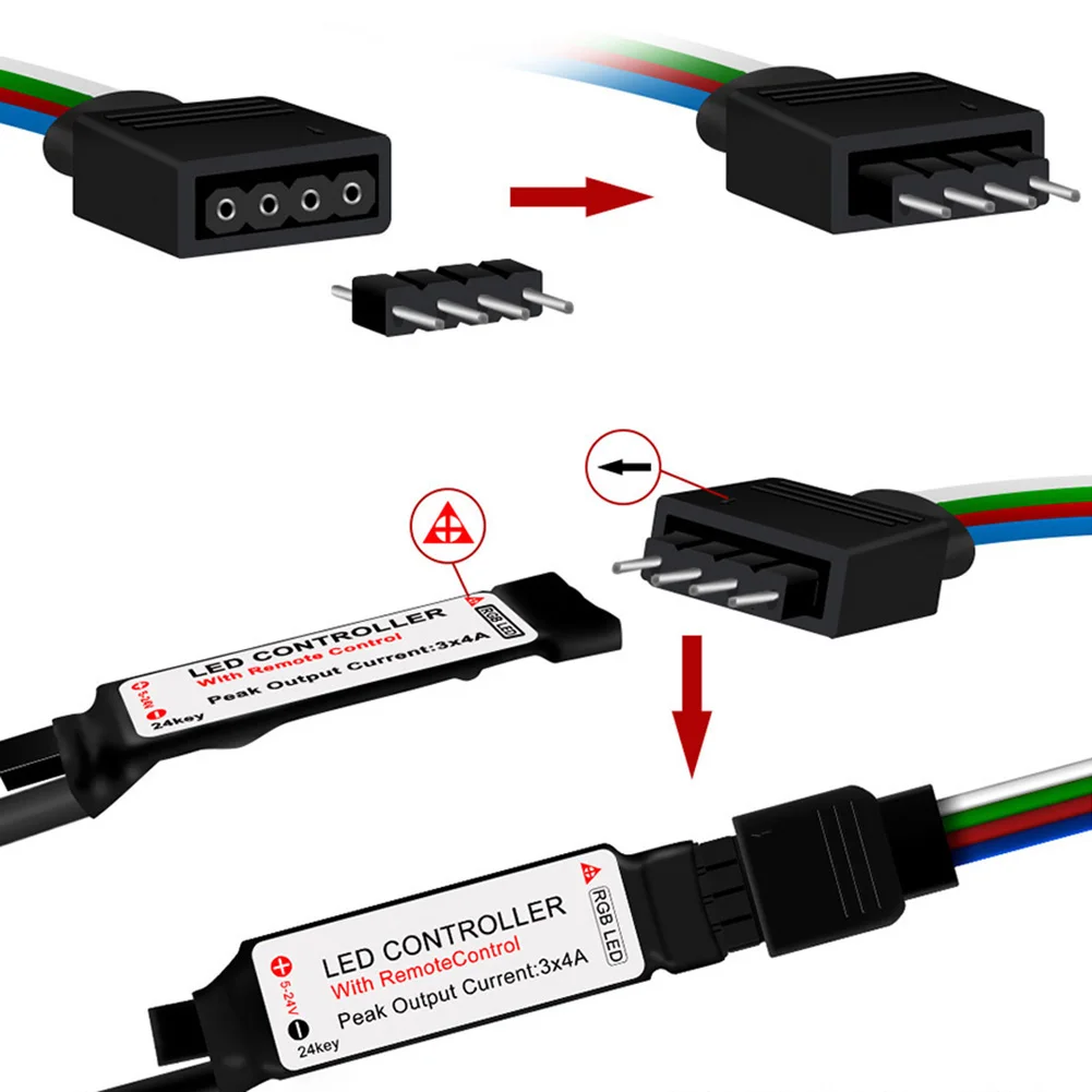 Цветная RGB светильник та с USB-разъемом для подсветсветильник телевизора |