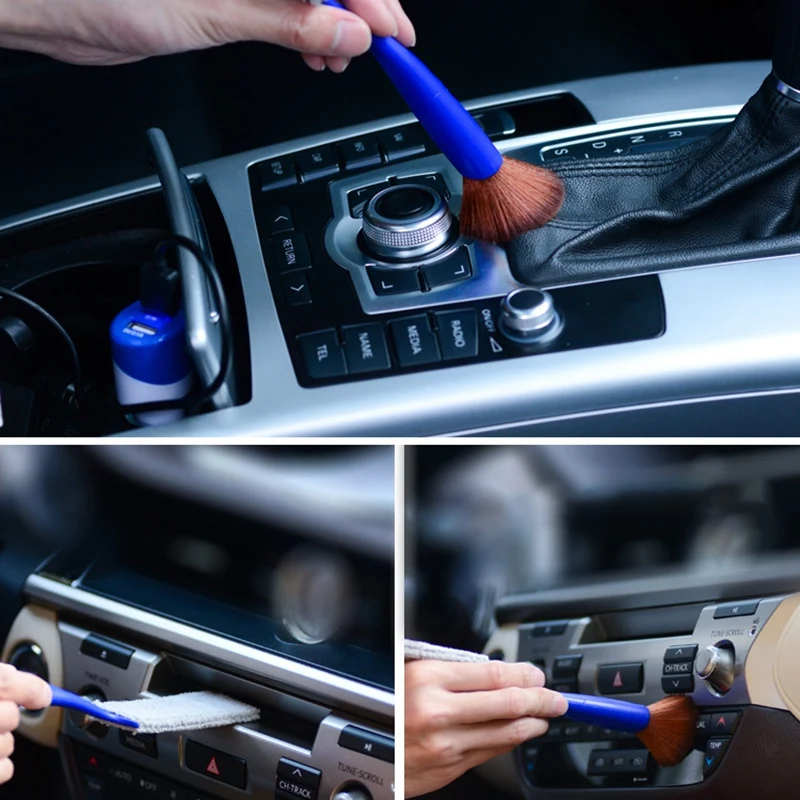 

Car Detailing Brush Auto Cleaning Car Cleaning Set Dashboard Air Outlet Clean Brush Tools Car Wash Accessories