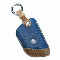 leather car key case cover for bmw e90 e60 e70 e87 1 3 5 6 series m3 m5 x1 x5 x6 z4 mad horse leather key protector cover bag