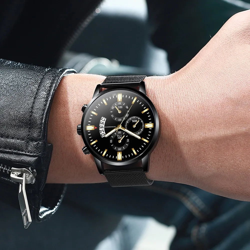 Минималистичные женские и мужские модные часы простые деловые кварцевые с