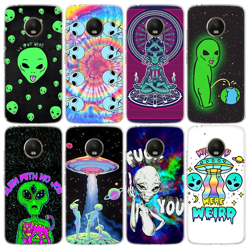 

Tie Dye Peace Alien Phone Case For Xiaomi Poco X3 GT X4 NFC M4 M2 Pro 5G M3 Mi Note 10 F3 F2 F1 A1 A2 Lite A3 CC9E Capa Coque Fu