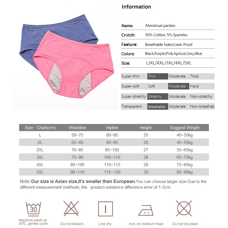 

10pcs/lot Leak Proof Menstrual Panties Physiological Pants Women Underwear Period Comfortable Waterproof Briefs Dropshipping