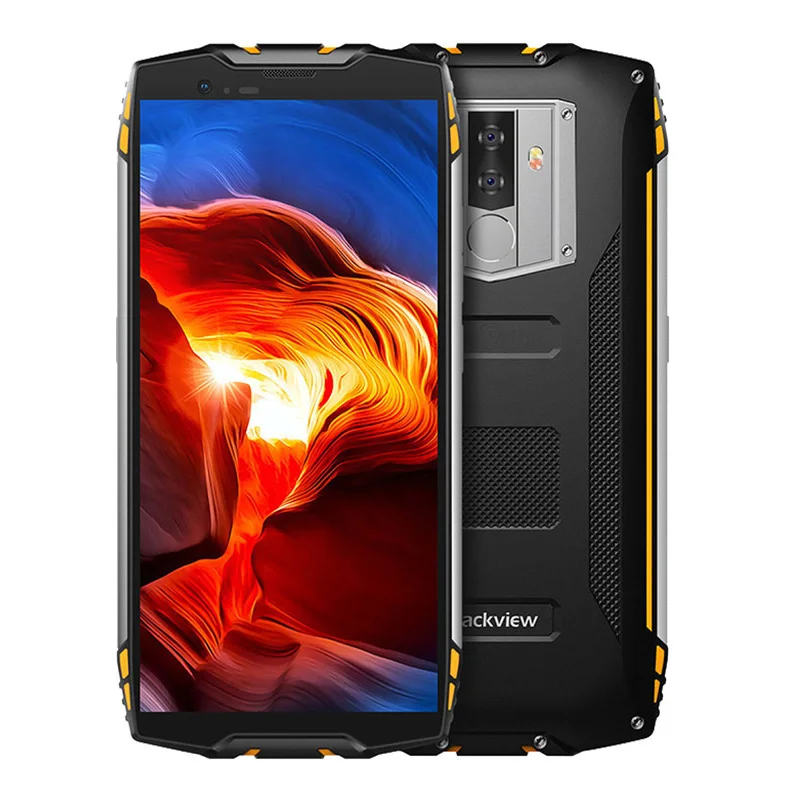 Цвет: желтый Blackview BV6800 Pro IP68 IP69K прочный смартфон 5," FHD 4 Гб+ 64 Гб 16,0 Мп мобильный телефон MT6750T Восьмиядерный Android 8,0 NFC 4G - Цвет: Цвет: желтый