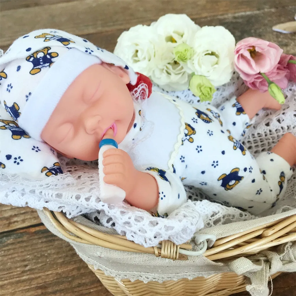 Reborn Baby Doll Simulated Sleep African Black Best Gift Toy Children Kids Play Dolls Christmas Gifts Toys C850# | Игрушки и хобби
