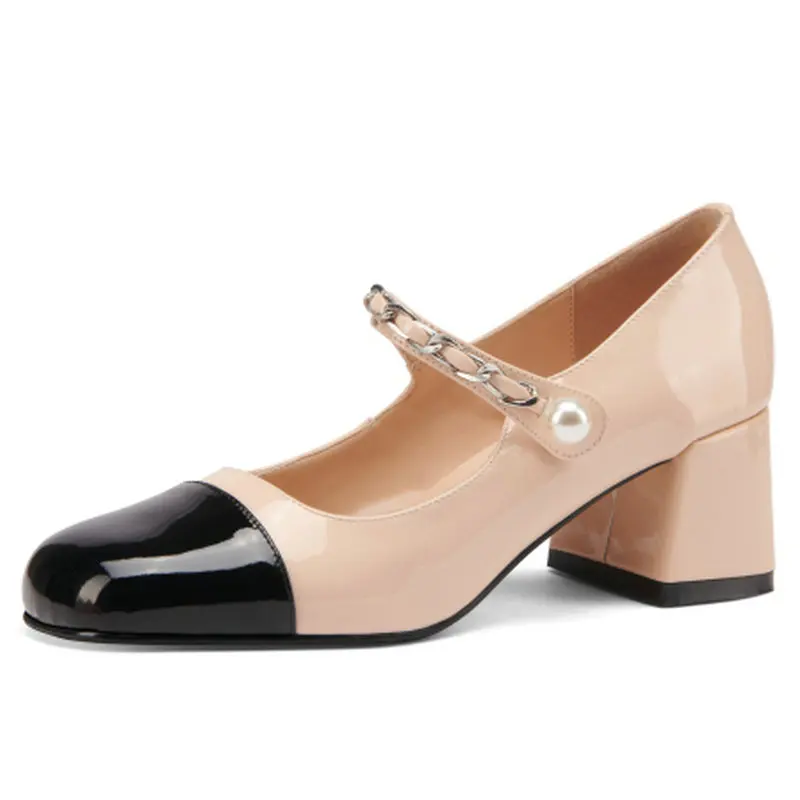 

Смешанные Цвета высокие ботинки на каблуках для женщин с металлической пряжкой; Обувь из натуральной кожи женские туфли на высоком каблуке ...